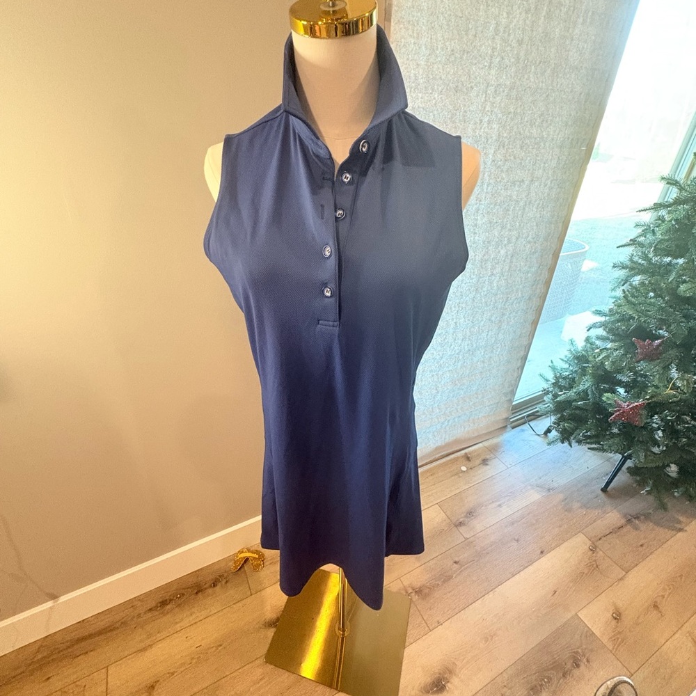 Tuckernuck Blue Sleeveless Mini Dress. Great for Golf